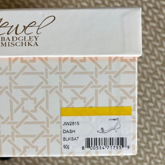 Dash Ankle Strap Kitten Heel by Jewel Badgley Mischka - 9.5 - Picture 8 of 8